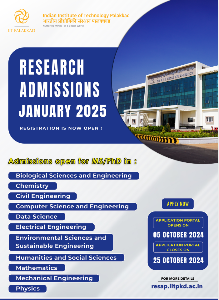 January Research Admissions